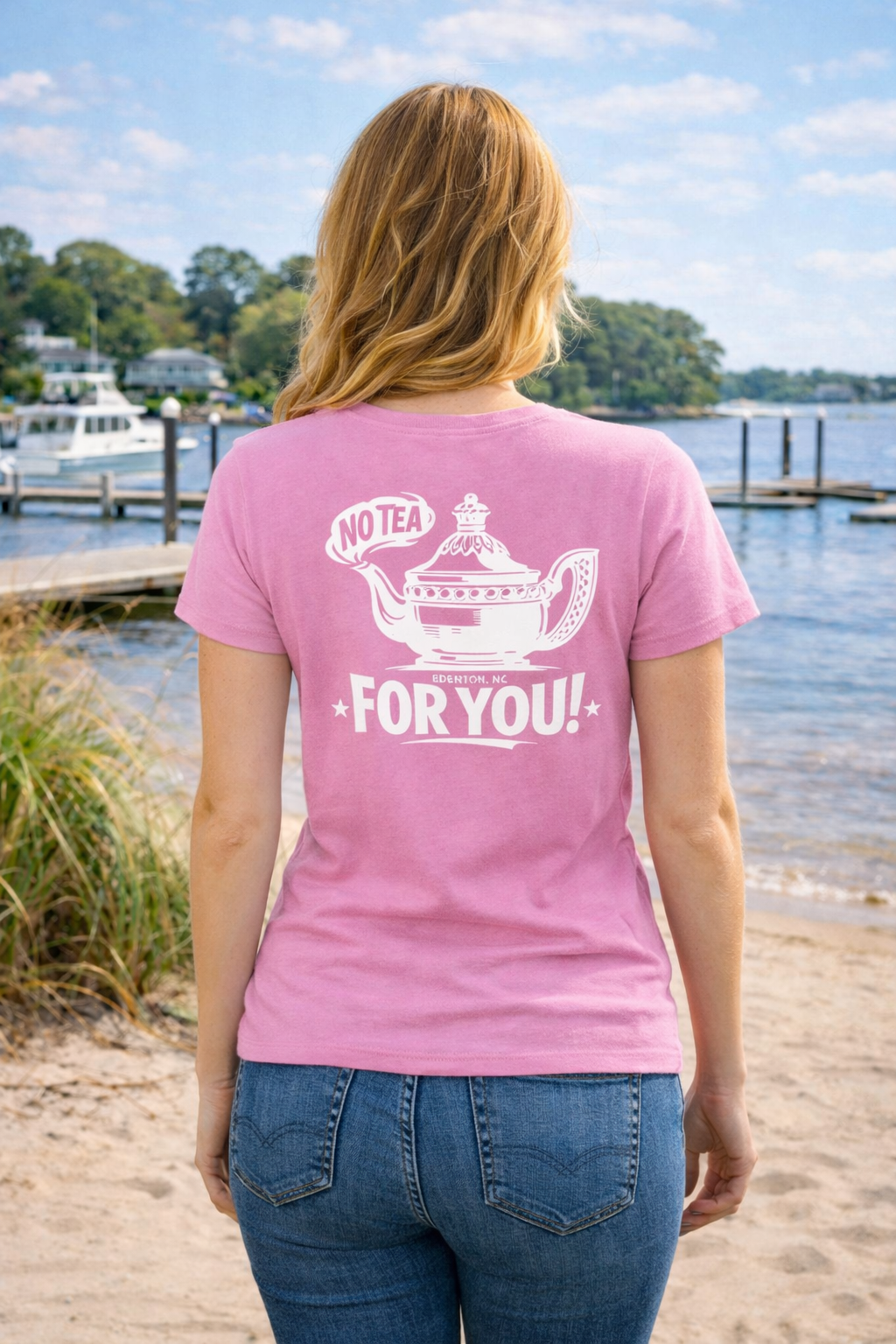 No Tea for You- Crewneck ladies